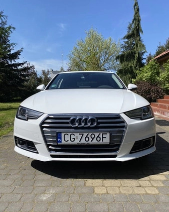 Audi A4 cena 87600 przebieg: 108000, rok produkcji 2018 z Grudziądz małe 191